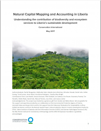Natural Capital Mapping and Accounting in Liberia: Understanding the contribution of biodiversity and ecosystem services to Liberia's sustainable development