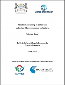 Wealth Accounting in Botswana: Adjusted Macroeconomic Indicators (Technical Report)
