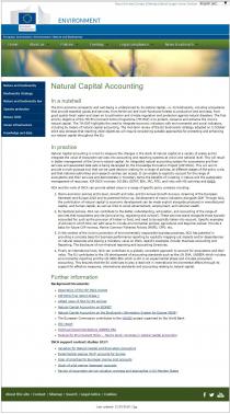 European Commission: Natural Capital Accounting