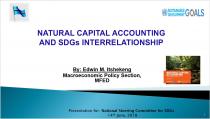 Natural Capital Accounting and SDGs Interrelationship