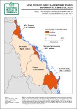  Land Account: Great Barrier Reef Region, Experimental Estimates, 2014