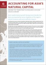 Accounting for Asia's natural capital