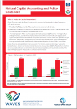 Natural Capital Accounting and Policy: Costa Rica