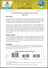 Fiji’s Experimental Environmental Account for Energy (2006 to 2014)