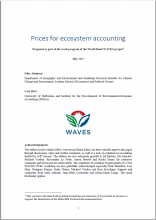 Prices for ecosystem accounting (draft)