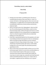 Flood defence: time for a radical rethink