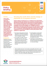 Showing the worth: NCA and the design of payments for ecosystem services