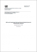 SEEA and Transforming Global and National Statistical Systems for Monitoring SDG Indicators