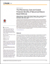 The Effectiveness, Costs and Coastal Protection Benefits of Natural and Nature-Based Defences