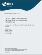 The Integrated Economic-Environmental Modelling Framework: An Illustration with Guatemala’s Forest and Fuelwood Sector