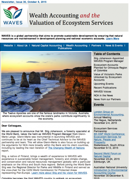 WAVES Newsletter Issue 30