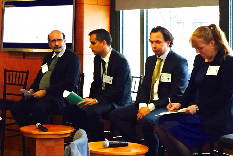 Panel discussion on government, business and finance at the Advancing Natural Capital Accounting Conference