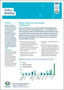 Policy Briefing: Water resources and mining in Botswana