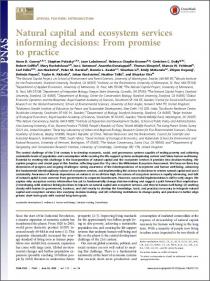 Natural capital and ecosystem services informing decisions: From promise to practice