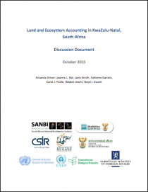 Land and Ecosystem Accounting in KwaZulu-Natal, South Africa: Discussion Document