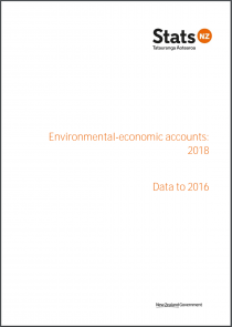 New Zealand environmental-economic accounts: 2018