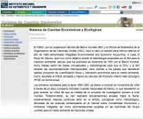 Sistema de Cuentas Económicas y Ecológicas de México