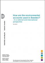How are the environmental accounts used in Sweden