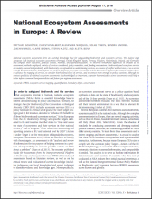 National Ecosystem Assessments in Europe: A Review