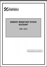New Zealand Energy Monetary Stock Account: 1987–2001