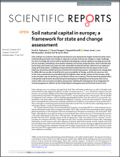 Soil natural capital in Europe: a framework for state and change assessment