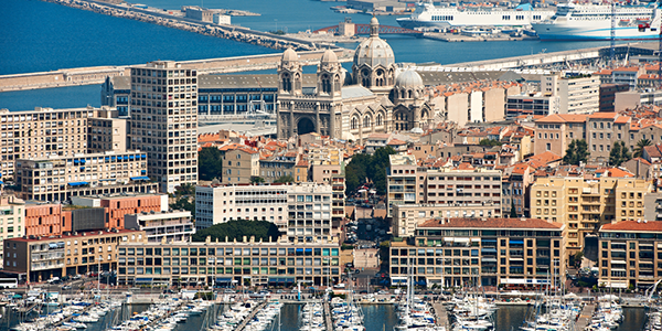 A view of the harbor in Marseille, France. - Photo: Shutterstock