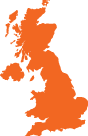 Map of the United Kingdom. - Photo: Shutterstock